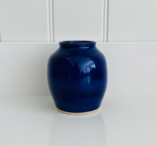 Small Navy Vase