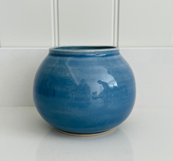 Small Mid Blue Moon Jar