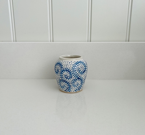 Decorated Small Vase