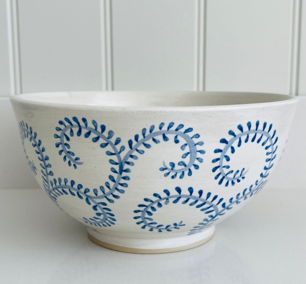 Large Decorated Bowl