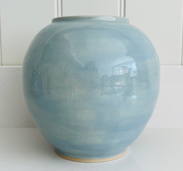 Large Light Blue Vase