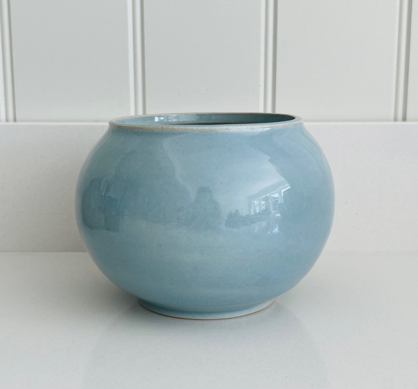 Light Blue Moon Jar