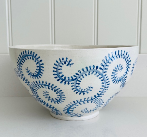 Large Decorated Bowl